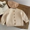 Baby Sweater Spring New Baby Clothing Children Round Neck Handmade Hooked Edge Knitted Sweater for 0-3 Year Girls Boys