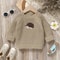 Cute Cartoon Hedgehog Knitted Baby Sweater Pullover Long Sleeve Autumn Infant Children Clothing For 2