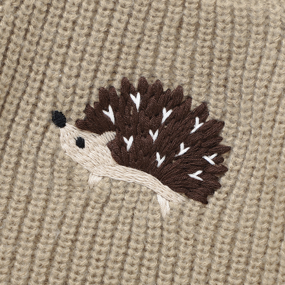 Cute Cartoon Hedgehog Knitted Baby Sweater Pullover Long Sleeve Autumn Infant Children Clothing For 5