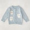 Soft Cotton Infant Jacket 0-2Y Autumn Winter Baby Knit Cardigan, Korean Style Cute Rabbit Toddler Sweater, Kids Fashion