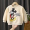 Baby Clothes Mickey Printed Cartoon Sweatshirt Long Sleeve Tops Loose Fashion Autumn Thin Sweater for Children