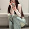 Women Flared Denim Pants Autumn Winter, Y2k Low Rise Skinny Trumpet Pants, Bell Bottom Bootcut Jeans Fashion