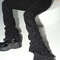 Stacked Flare Jeans Women Black Trousers With Solid Stretch High Rise Boot Cut Pants In Goth Retro  2