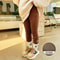 Girls 1-6 Years Winter Fleece Leggings Warm Thickened One Piece Flannel Pants for Kids Toddler Soft Thermal Wear