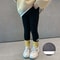 Girls 1-6 Years Winter Fleece Leggings Warm Thickened One Piece Flannel Pants for Kids Toddler Soft Thermal Wear