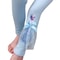 Elsa Design Frozen Girl Legging Kids Tulle Pants Children White Pink Blue Trousers Baby, Sparkle Princess Clothes
