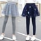 New Spring Autumn Skirt Leggings Girls Kids Casual Pants Comfortable Cute Baby Clothes Children Clothing Dress Up