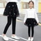 New Spring Autumn Skirt Leggings Girls Kids Casual Pants Comfortable Cute Baby Clothes Children Clothing Dress Up