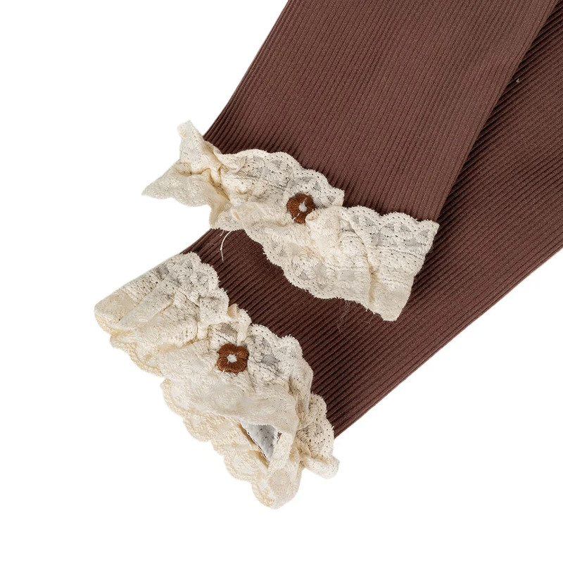 Baby Girls Leggings Spring Autumn Winter Kids Lace Flower Cute Simplicity Tight Children Skinny Pan 2