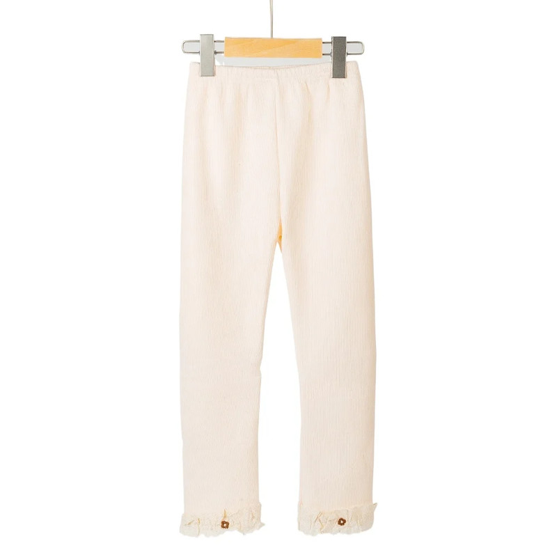 Baby Girls Leggings Spring Autumn Winter Kids Lace Flower Cute Simplicity Tight Children Skinny Pan 6