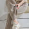 Autumn Winter Women Pants Basic Soft Casual Sashes Trousers Merino Wool Knitwear Stylish Korean Popular Pants