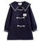 Women JK Preppy Style Thick Warm Winter Original Navy Collar Woolen Coat, Long Peacoat Overcoat Dress Coat