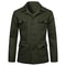 Mens Coats Safari Jacket Linen British Retro Gentry Suit Pockets Outerwear Fashion Solid Color Male Tops Lightweight