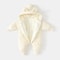 Winter Warm Cartoon Hooded Newborn Baby Rompers Fleece Padded Infant Boys Girls Outdoor Jumpsuits Thick Sherpa Lined