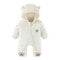Winter Fleece Infant Baby Girls Boy Thickened Onesie Newborn Baby Romper Bear Ear Hooded Jumpsuit Paw Pocket Warm