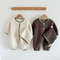 Fleece Lined Unisex Jumpsuit New Winter Baby Romper Cute Shell Stitch Crawling Outfit Soft Warm Infant Romper