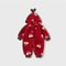 Warm Animal Print Hooded Romper Autumn Winter Newborn Baby Onesie Jumpsuit Outwear for Infant Boys Girls