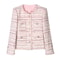 High Luxury Customized Romantic Tweed Braided Jacket Socialite Style Cherry Blossom Elegant Fashionable New Style
