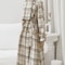 Plaid Wool Blends Trench Coat For Women Autumn Winter Warm Long Loose Overcoat With Belt Raglan Sle 0