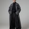 Warm Gray Wool Blends Coat Men Autumn Winter Oversized Extra Long Luxury Woolen Overcoat With Sashe 2