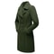 Winter Warm Wool Blend Lined Women Coat Double Breasted Turn-down Collar Coat Outerwears Female Coats Chic Overcoat