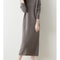 Autumn Winter Women Wool Sweater Dress Pullovers Turtleneck Straight Skirts Cashmere Versatile Merino Knitwear Dress