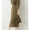 Autumn Winter Women Wool Sweater Dress Pullovers Turtleneck Straight Skirts Cashmere Versatile Merino Knitwear Dress
