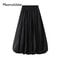 Elegant High Waist Flowy A-Line Skirts E-Girl, Women Vintage Balloon Long Skirts, Aesthetic Y2K Grunge Puff Ball Skirt