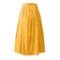Elegant Flowy High Waist Maxi Skirt for Women, Long Skirt with Pockets, Breathable Slimming Fit for Parties