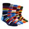Mens Socks Soft And Breathable High Quality Cotton Black Classic Pattern Happy Gentleman Plus Size