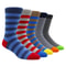 Mens Socks Soft And Breathable High Quality Cotton Black Classic Pattern Happy Gentleman Plus Size