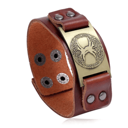 Leather bracelet, amulet bracelet, bracelet for men, women, adjustable bracelet, gifts for friends