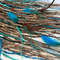Ocean  Forest Dreads  Brown Blue Green Faux Dreadlocks With Feathers And Natural Charms 7
