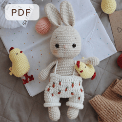 Amigurumi bunny crochet PDF pattern