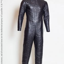 Darth Vader quilted leather suit from IV episode (level three certification) / Star Wars / A New Hope / Sith Lord / ANH