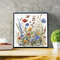 Wild Flowers Cross Stitch Pattern Instant PDF Download Wildflower Meadow Watercolor Cross Stitch H 1