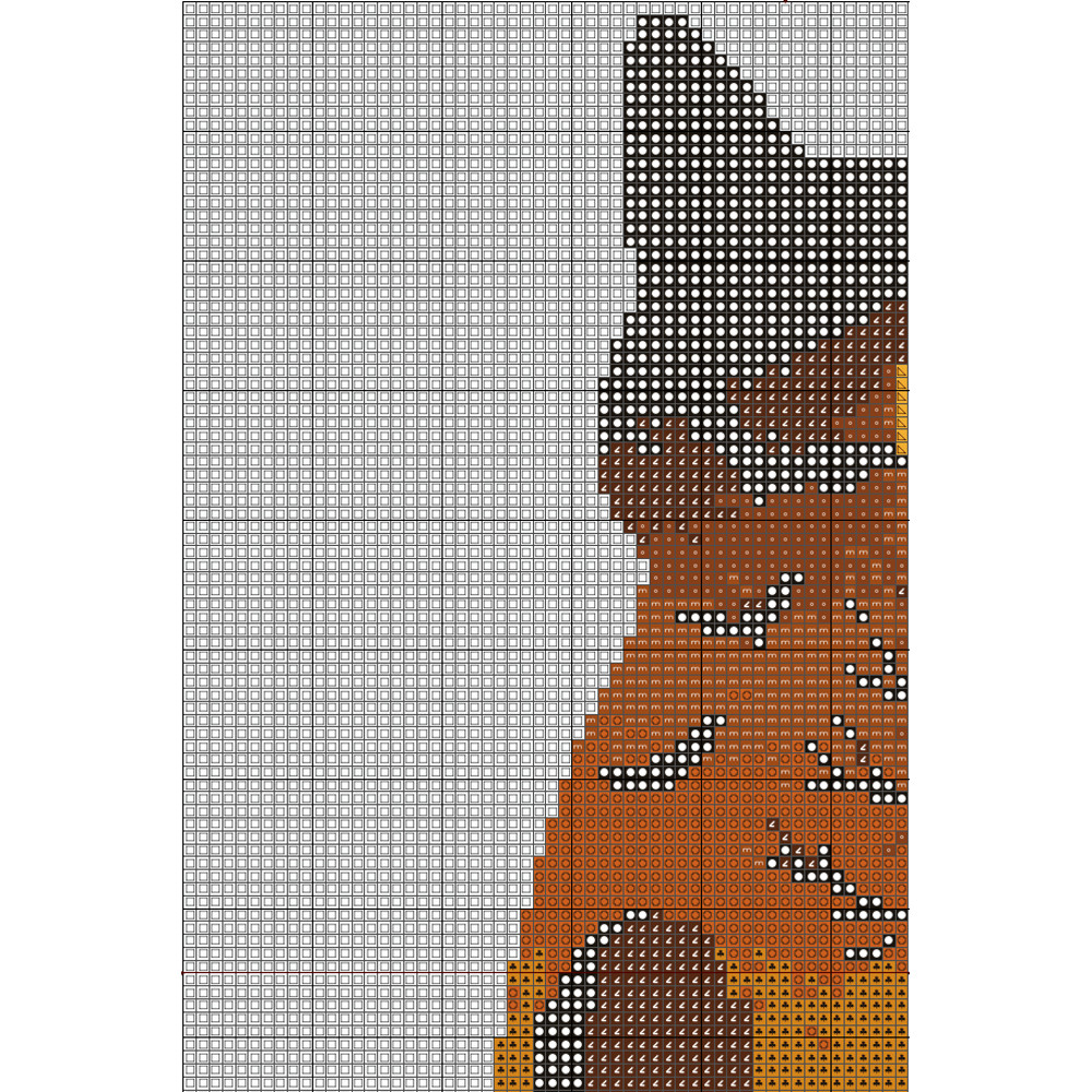 Halloween Cat Cross Stitch Pattern PDF Black Cat Pumpkin Moon Spooky Animal Landscape Xstitch Pat 7