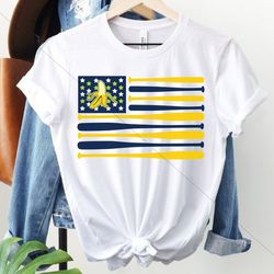 Go Bananas flag Game png image shirt design Baseball Banana Baseall Design dtf sublimation