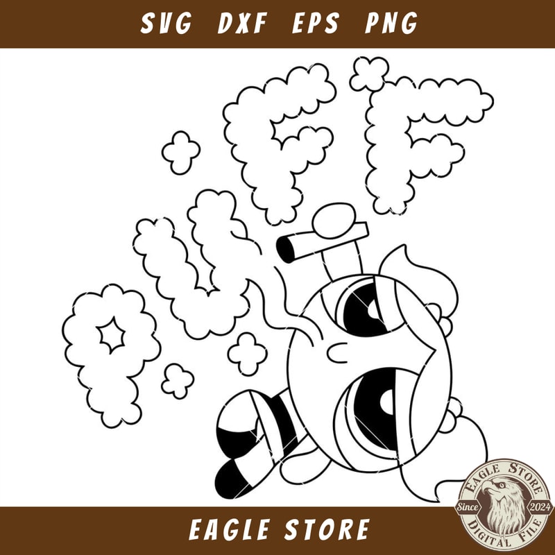 Bubbles Powerpuff Girl Svg, The Powerpuff Girls Svg, Weed.jpg