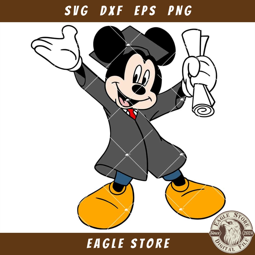 Mickey Mouse Graduation Svg, 2023 Graduation Svg, Graduate.jpg