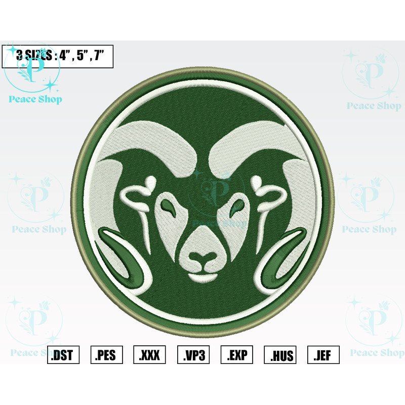 Colorado State Rams Embroidery Designs, Machine Embroidery Files, NCAA Embroidery Files.png