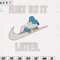 Donald Duck Baby Just Do It Later Embroidery Designs File,Nike Machine Embroidery Designs,Machine Embroidery Design File.png