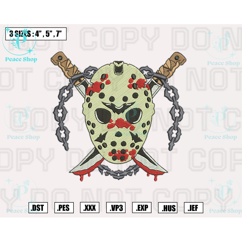 Halloween Horror Embroidery Designs, Retro Horror Bloody Knife Killer Digital Embroidery Machine Design Files.png