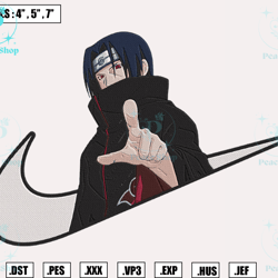 hey you itachi akatsuki x nike embroidery designs file, nike machine embroidery designs, machine embroidery design file
