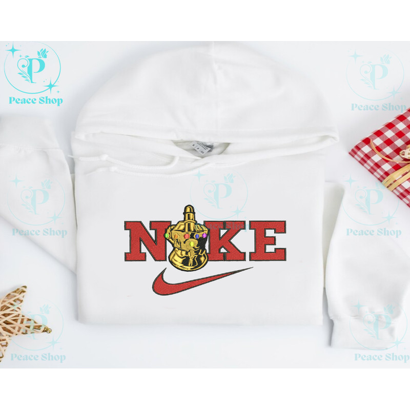 Infinity Gauntlet x Nike Embroidered Sweatshirt, Nike Embroidered Sweater, Nike Hoodie, Unisex Shirt.png