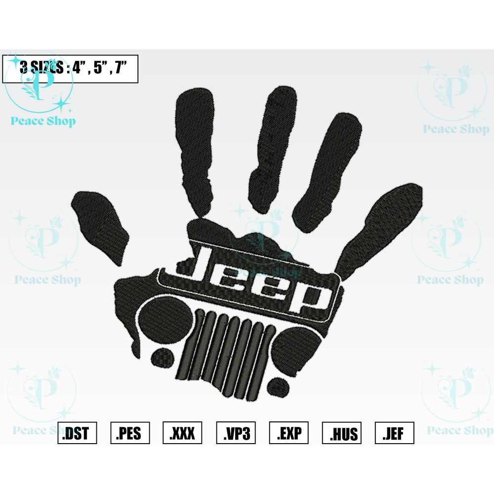 Jeep Compass Car Embroidery Designs, Machine Embroidery Files, Jeep Embroidery Files.png