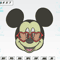 Mickey Mouse Wearing Rosy Heart-Shaped Glasses Embroidery Designs, Machine Embroidery Files,Valentine Embroidery Files.png