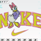 Nike Daisy Duck Embroidery Designs, Machine Embroidery Files, Disney Embroidery Files.png