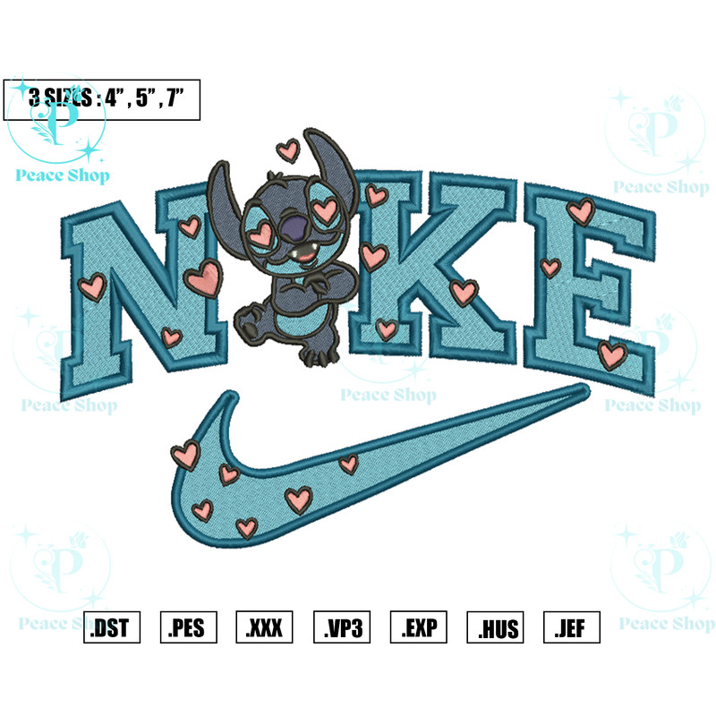 Nike Stitch In Love Embroidery Designs, Machine Embroidery Files, Nike Valentine Embroidery Files 5.png