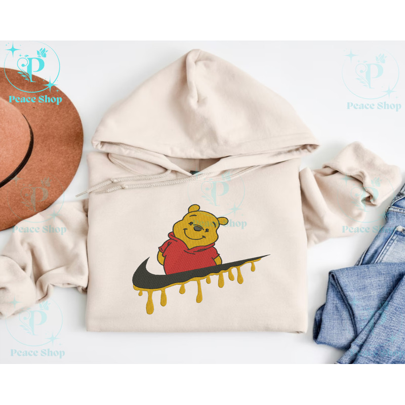 Nike Winnie the Pooh Embroidered Sweatshirt, Nike Embroidered Sweater, Nike Hoodie, Unisex Shirt 1.png